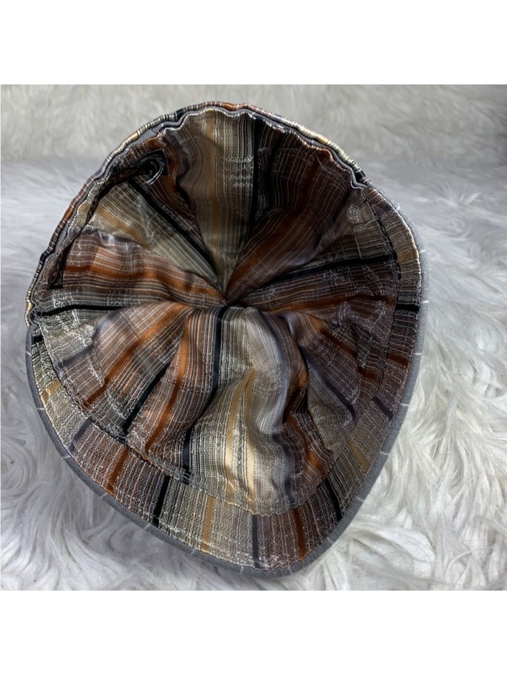 GOORIN BROS Cloche Schoolgirl Cabbie Hat Newsboy Linen Blend Ms Juliet Size XS - Picture 10 of 11